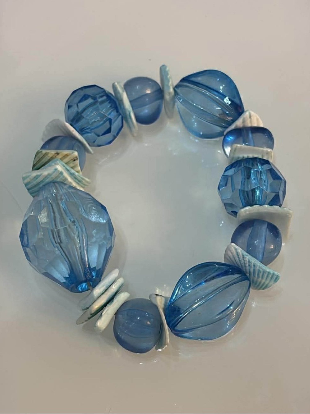 Blue Shell bracelet - Picture 1 of 6